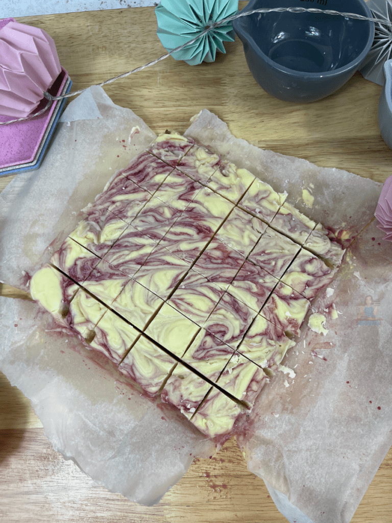 Raspberry Ripple Fudge