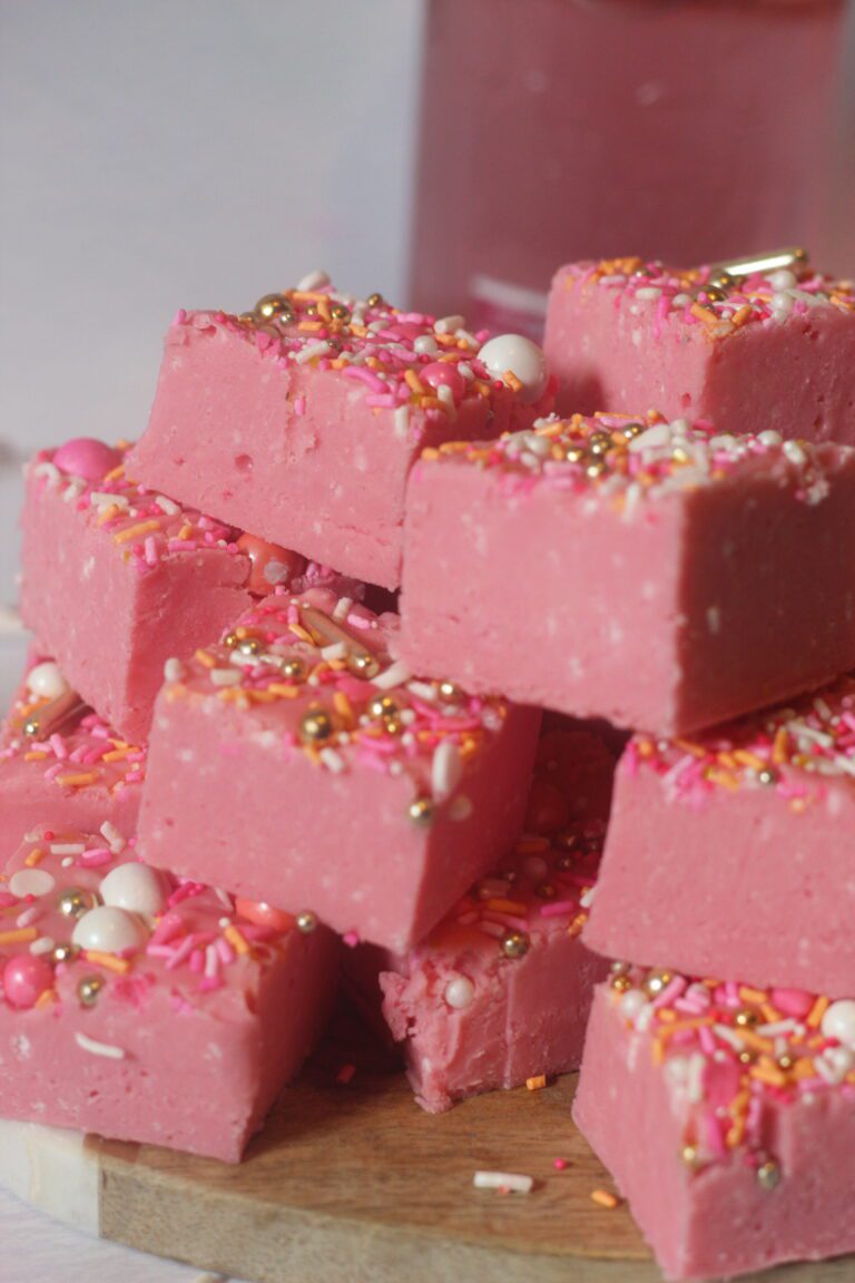 Pink Gin Fudge