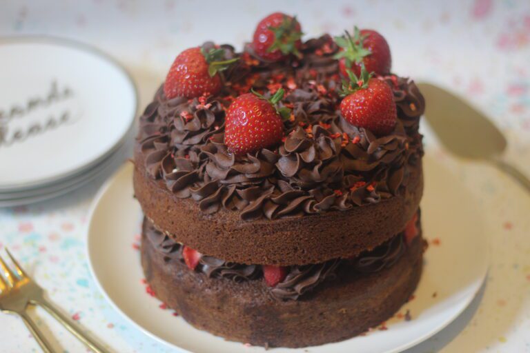 Chocolate & Strawberry Cake