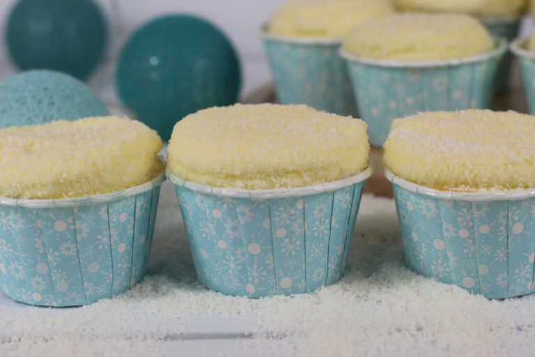 Coconut Snowball Cupcakes