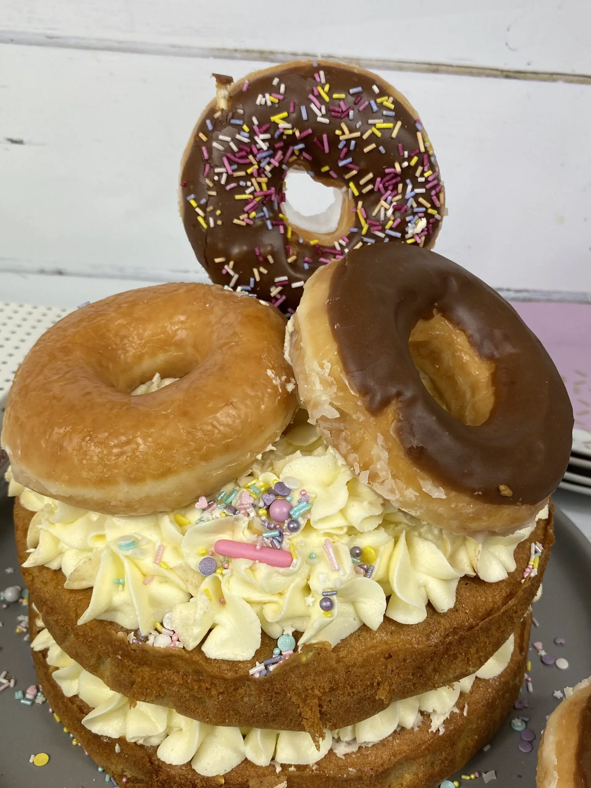 Donut Party Cake – Regnier Cakes-happymobile.vn