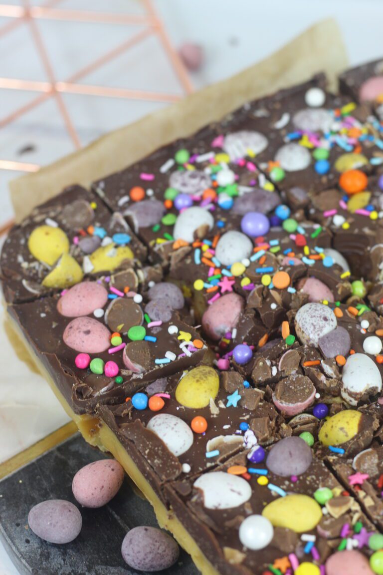Mini Egg Millionaire Shortbread