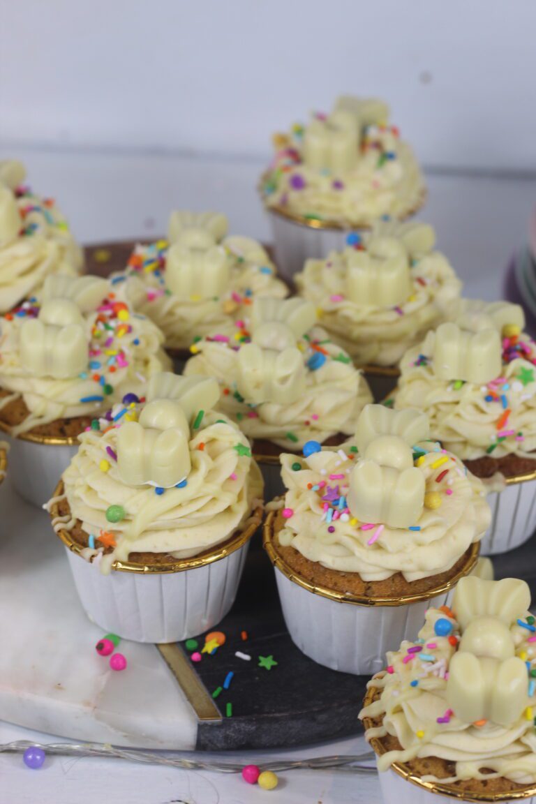 White Chocolate Malteser Cupcakes