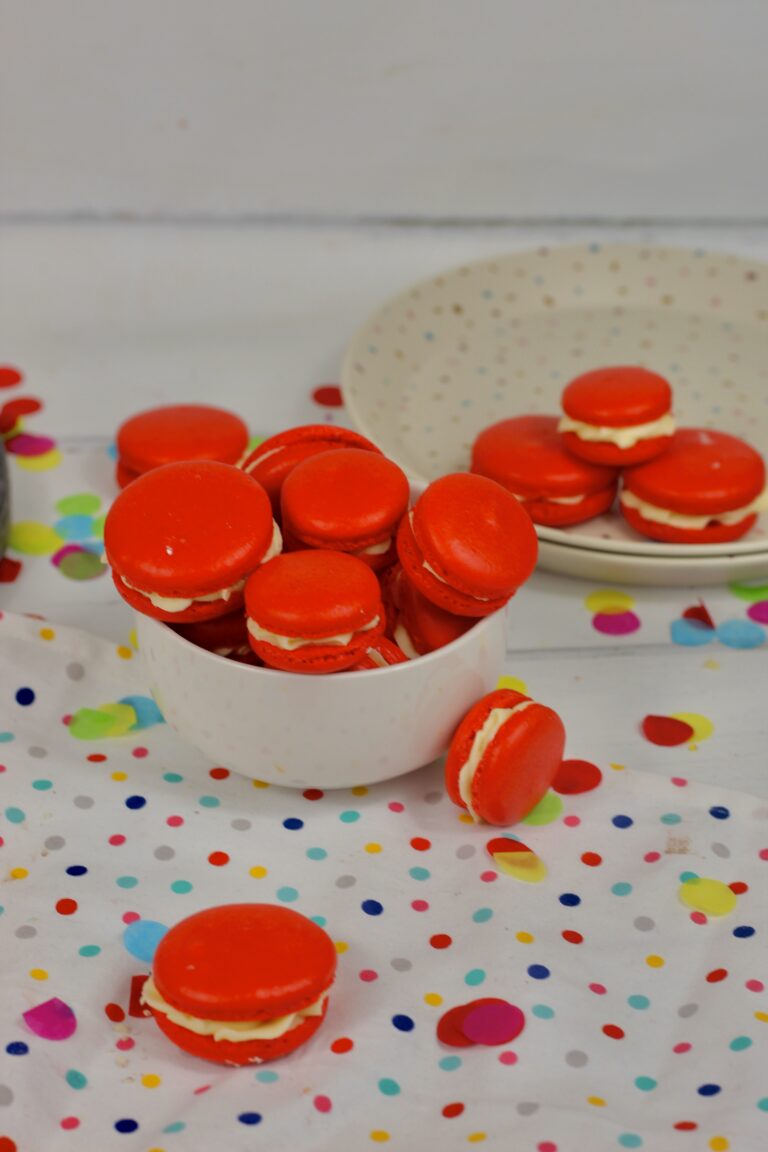 Strawberry Daiquiri Macarons