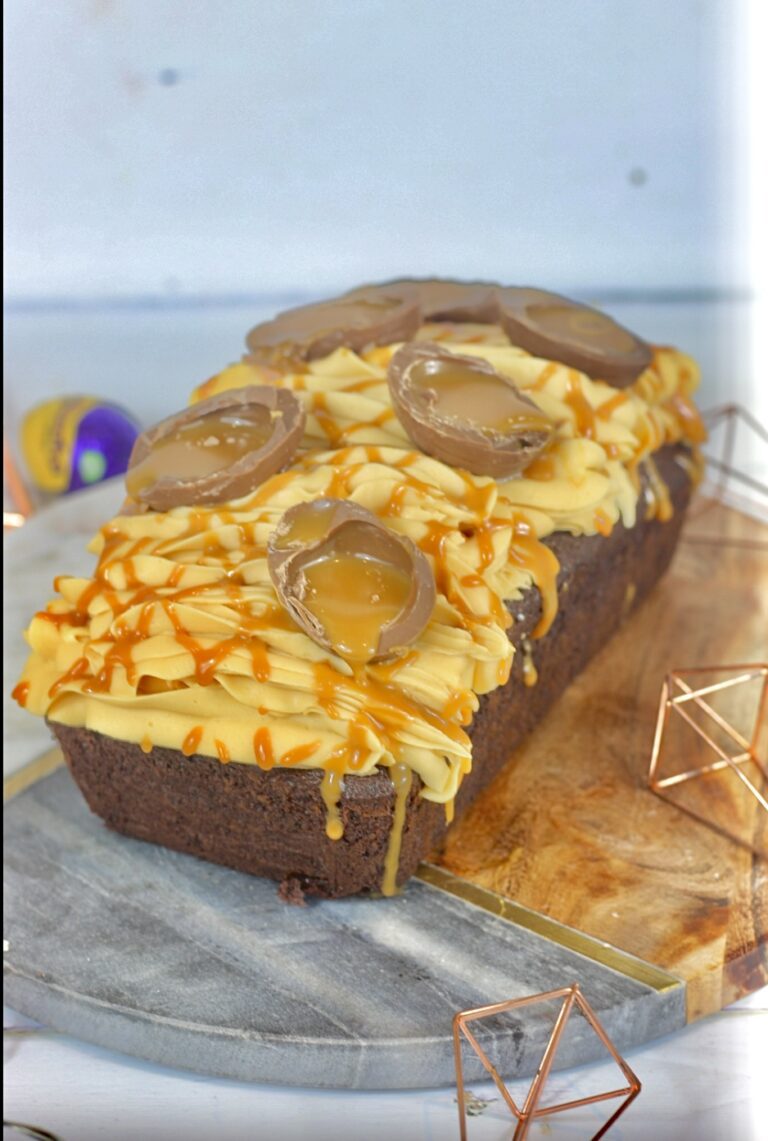 Chocolate & Caramel Loaf Cake