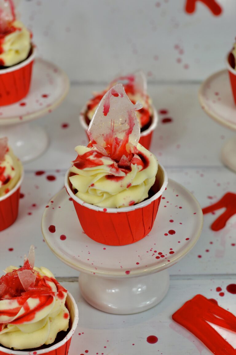 Bloody Glass Cupcakes