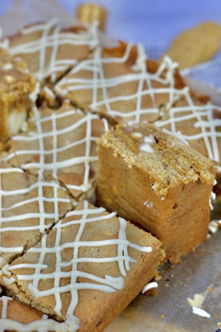 Gingerbread Blondies