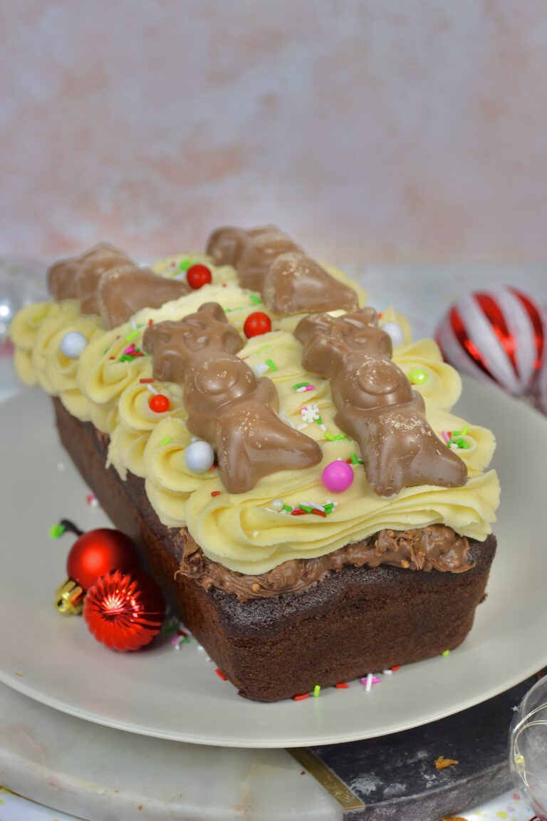 Malteser Reindeer Loaf Cake
