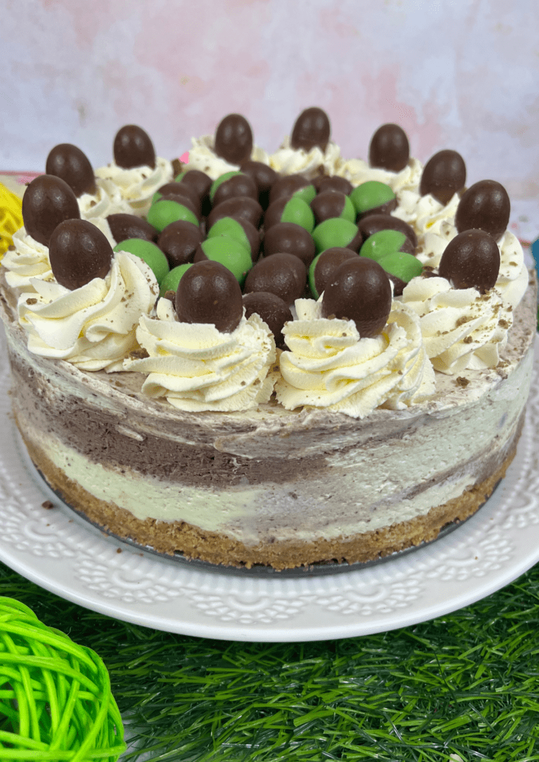 Mint-Aero-Cheesecake