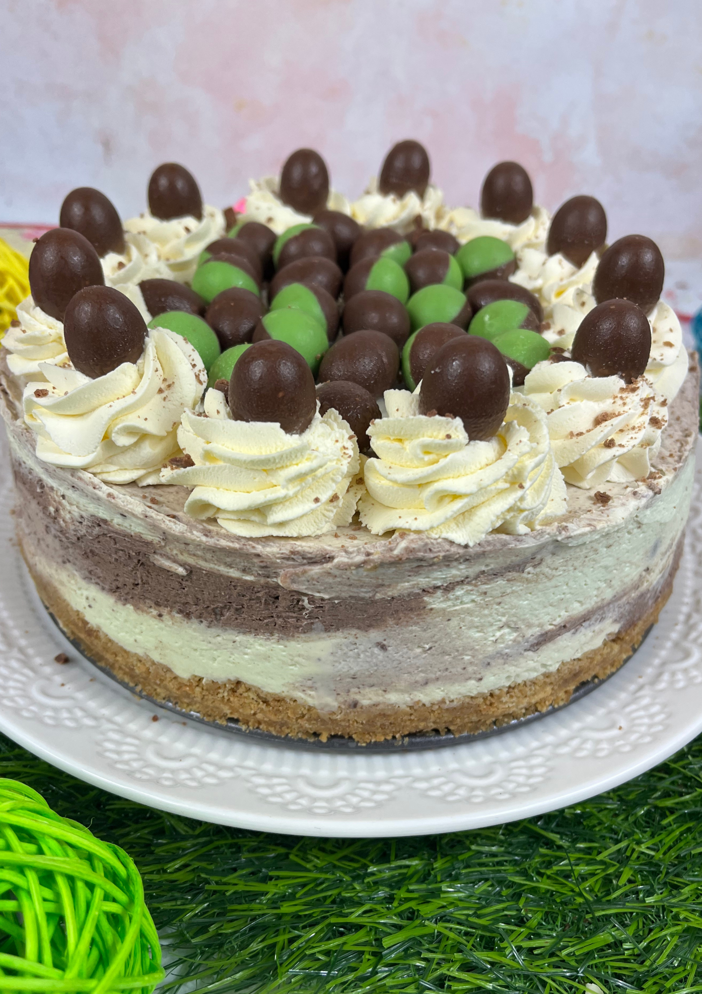 Mint-Aero-Cheesecake