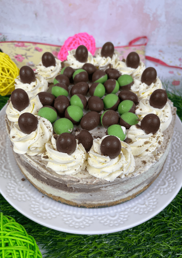 Mint-Aero-Cheesecake