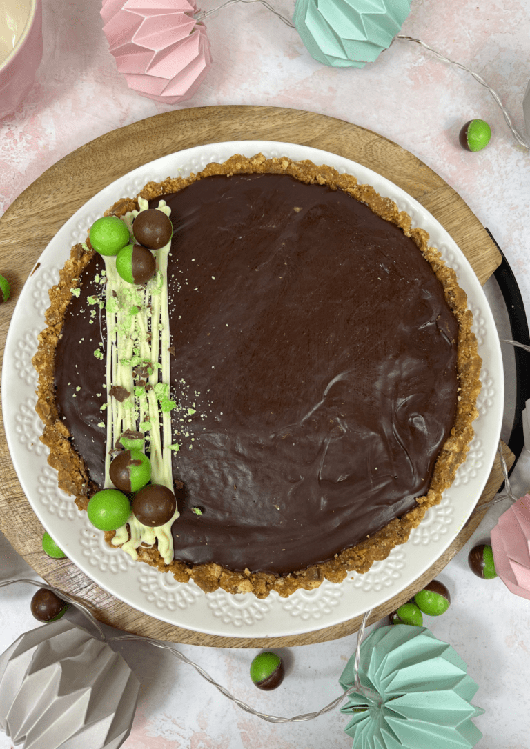 No-Bake Mint Aero Tart
