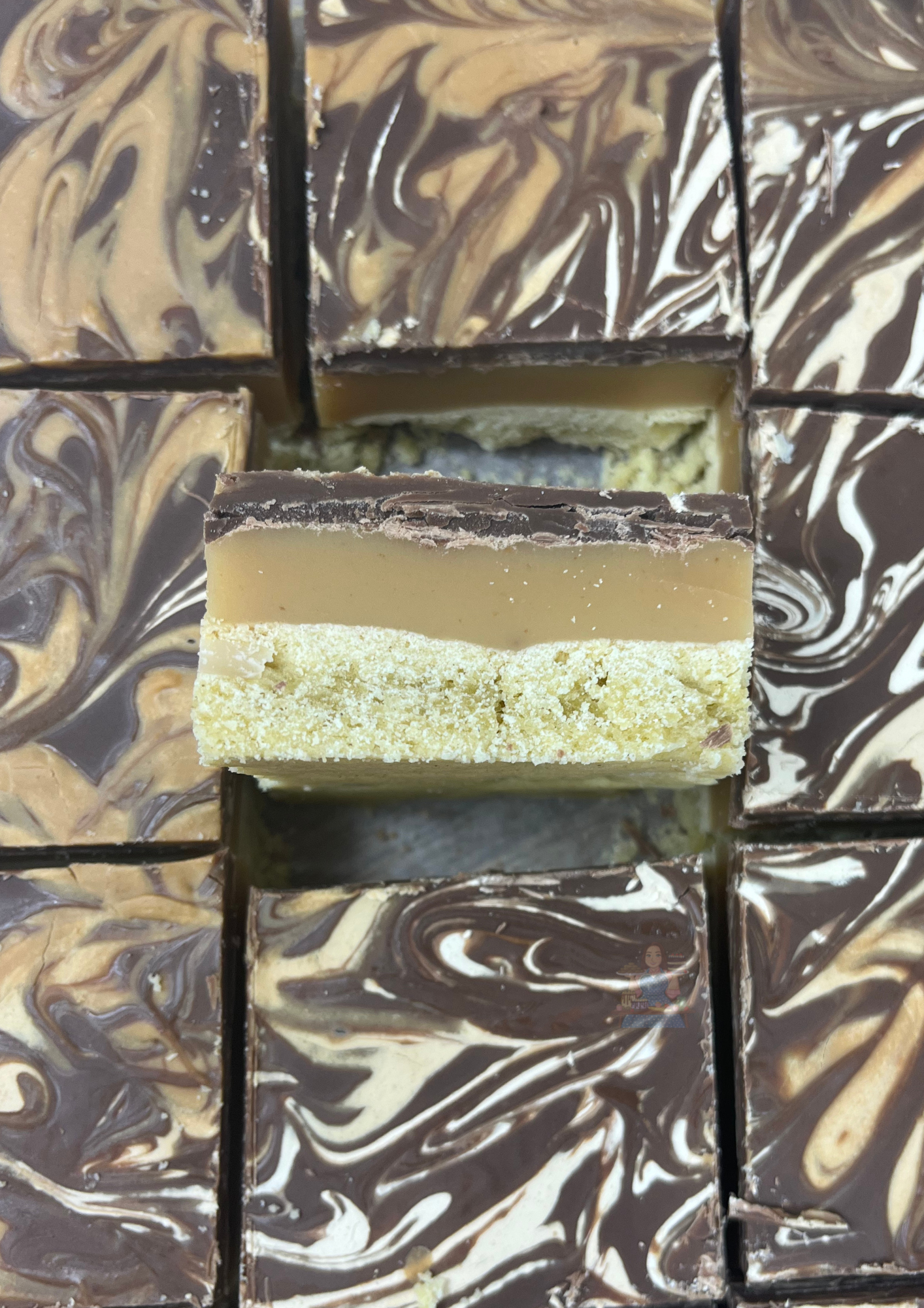 Peanut Butter Millionaire Shortbread