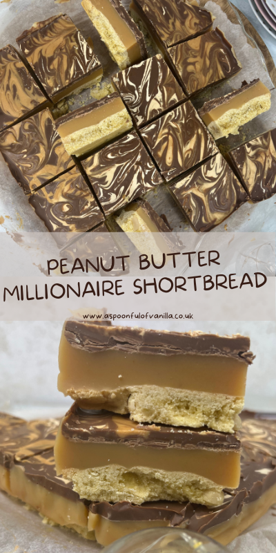 Peanut Butter Millionaire Shortbread