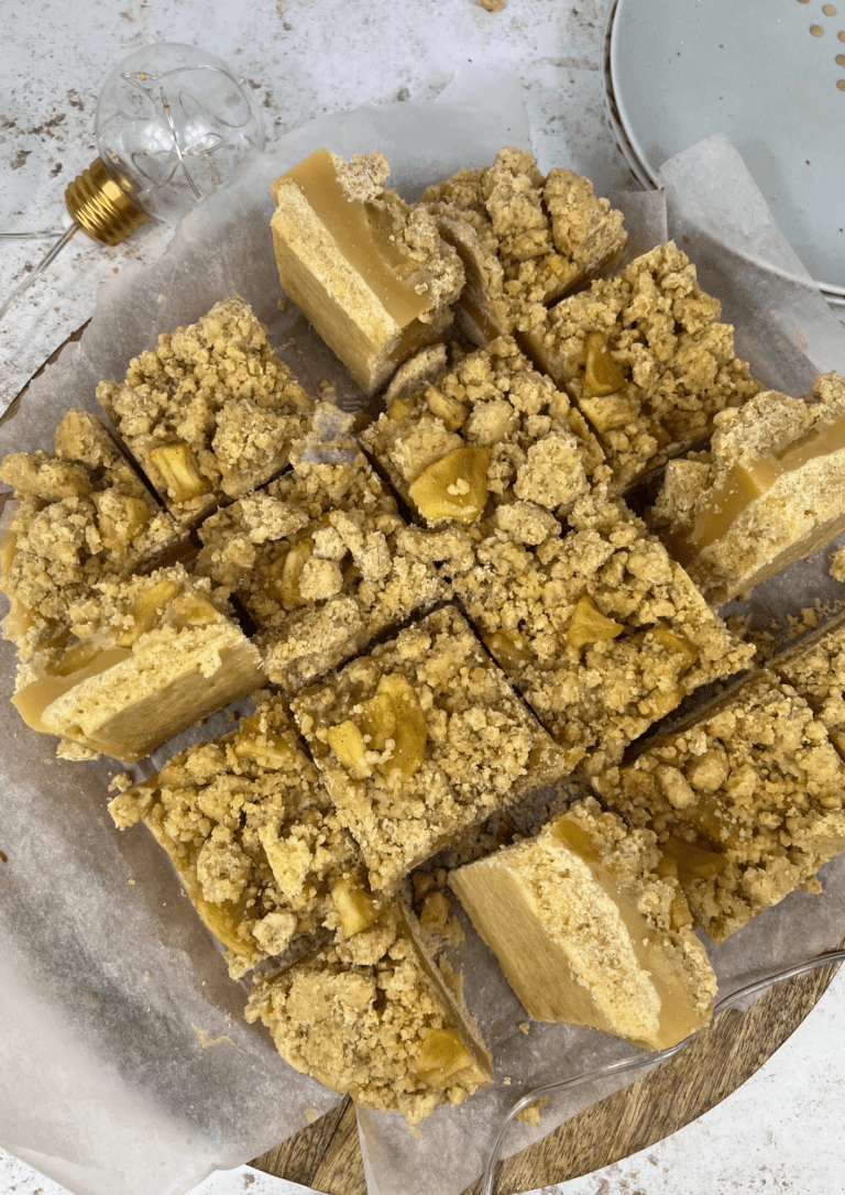 Apple Crumble Millionaire Shortbread