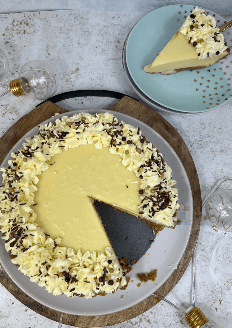 No-Bake White Chocolate Tart