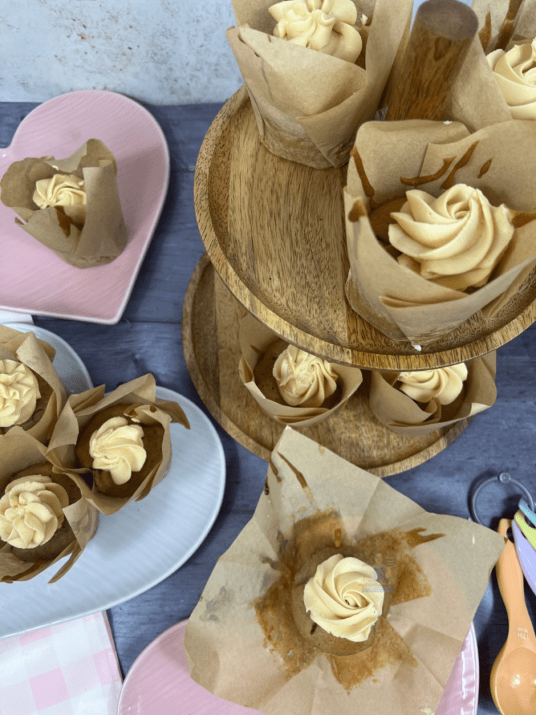 Gingerbread and Caramel Muffins