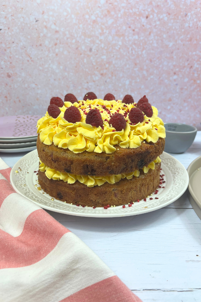 Lemon and Raspberry Cake