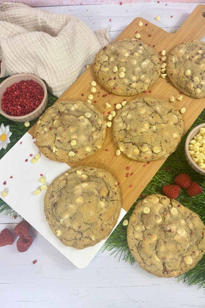 Raspberry Cheesecake Cookies