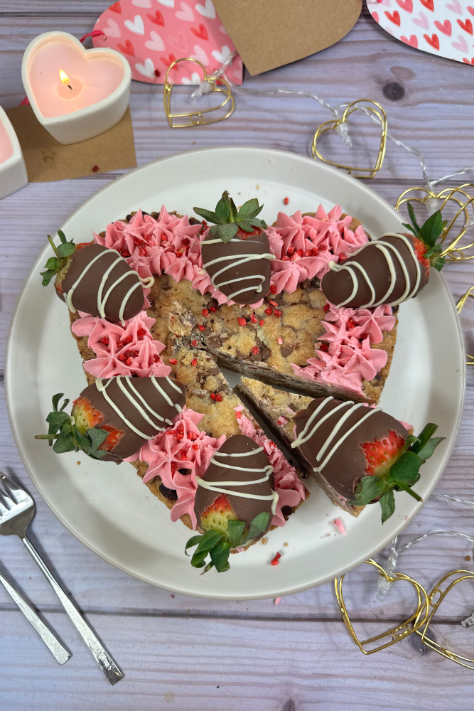 Giant Valentine’s Cookie