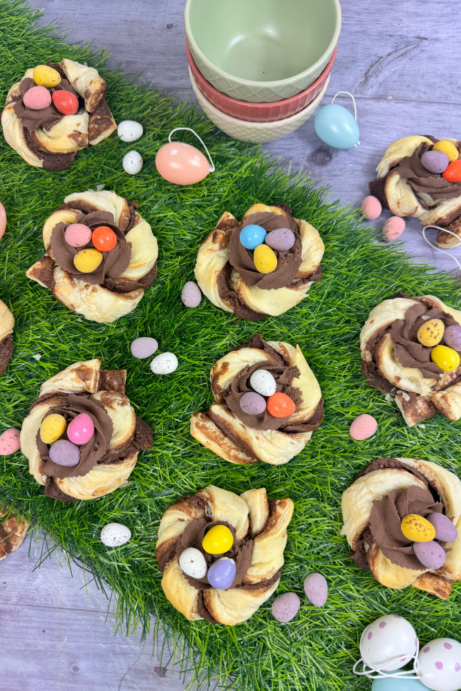 Puff Pastry Easter Nests