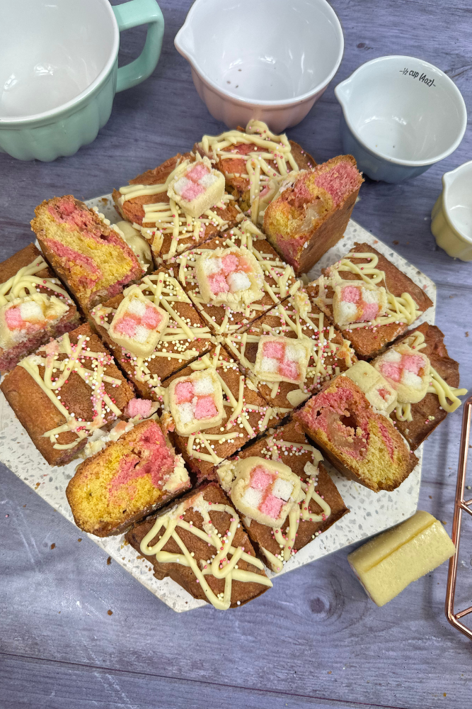 Battenberg Blondies