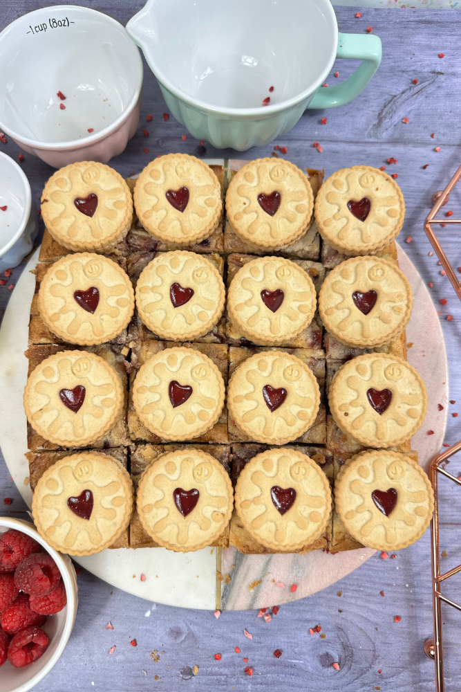 Jammie Dodger Blondies