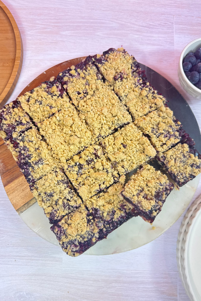Blueberry Crumble Bars
